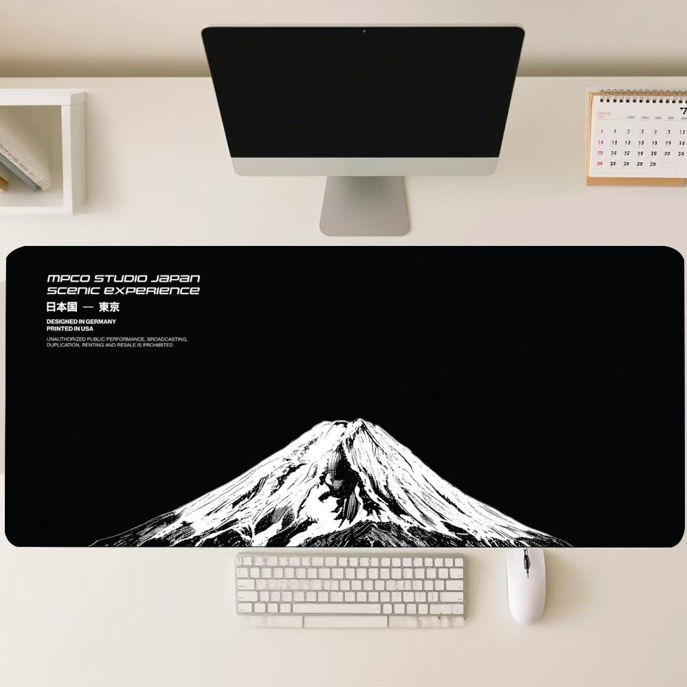 Desk Setup Workspace - Mouse Pad Grande Minimalista com Estampa
