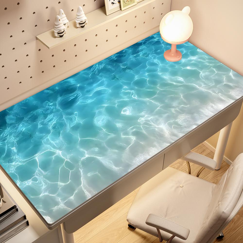 Desk Setup Blue - Tapete de Mesa Grande Ocean Breeze