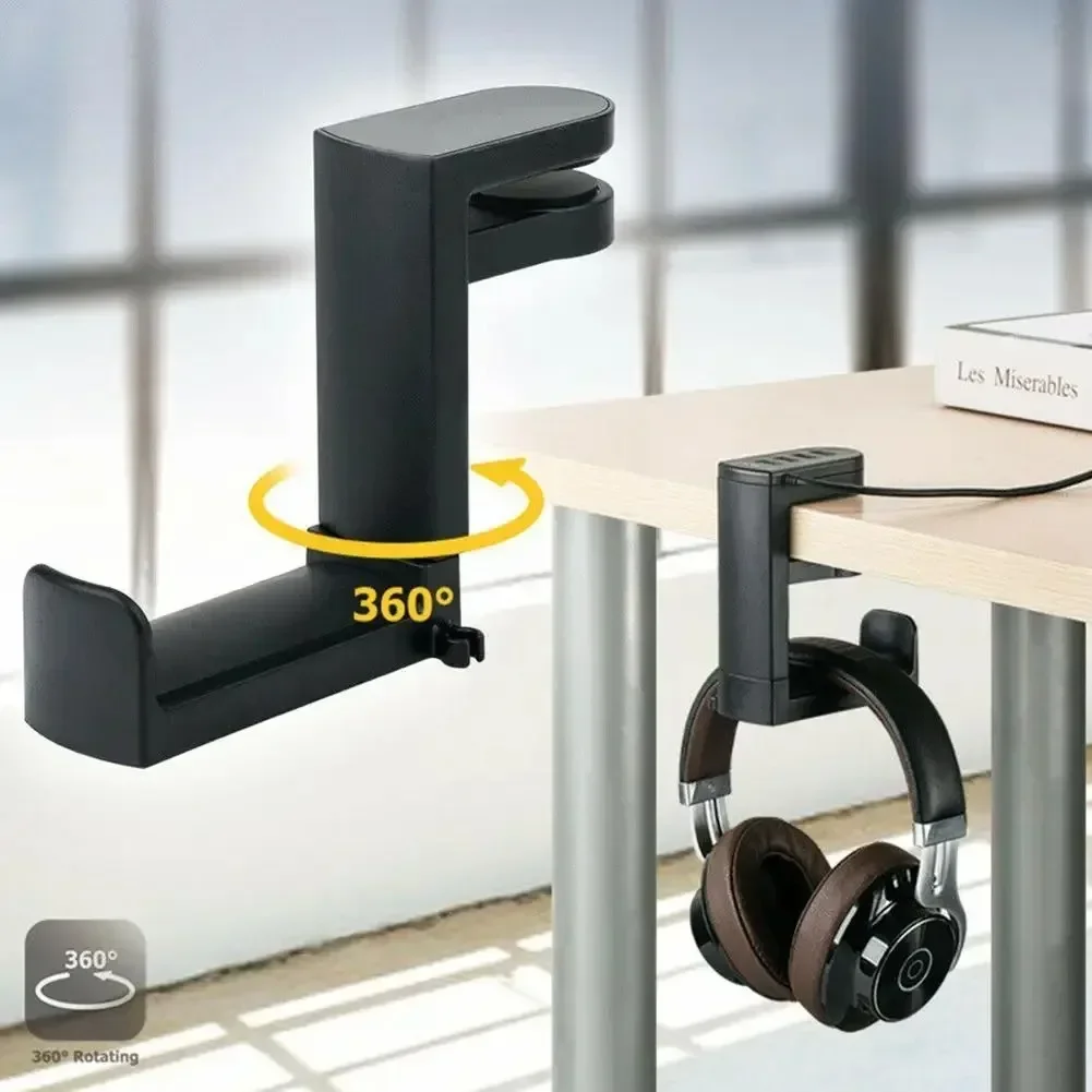 Gaming Setup Desk - Suporte de Fone de Ouvido Sem