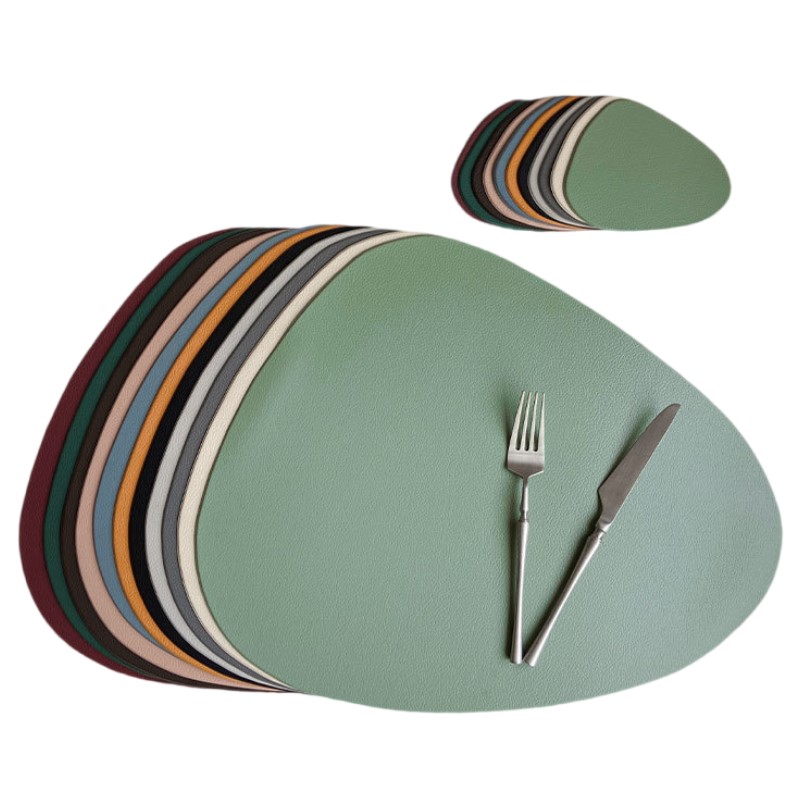 Desk Setup Green - 1/6/10 conjuntos de placemats de mesa