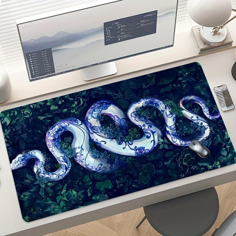 Jungle Desk Setup - Mouse Pad Gamer Jungle White Snake: