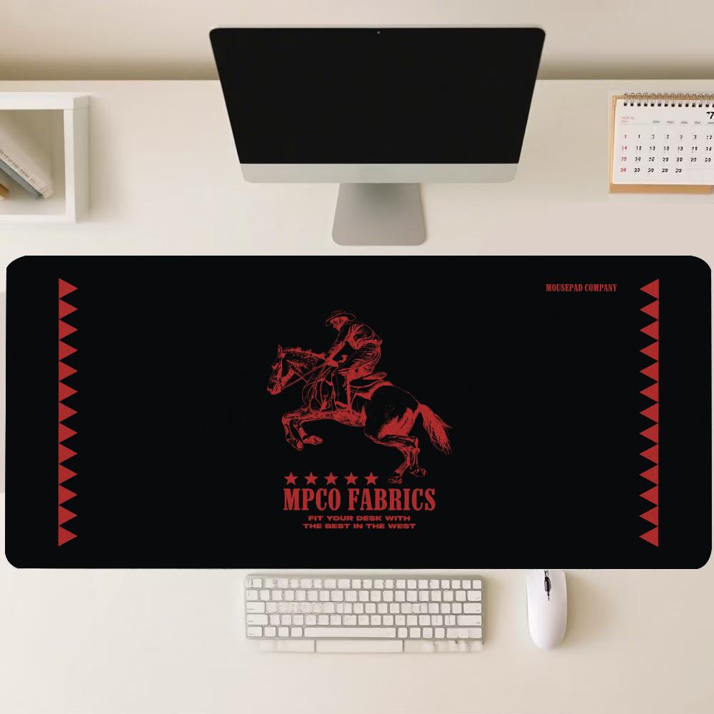 Desk Setup Workspace - Mouse Pad Grande com Estampa Gráfica