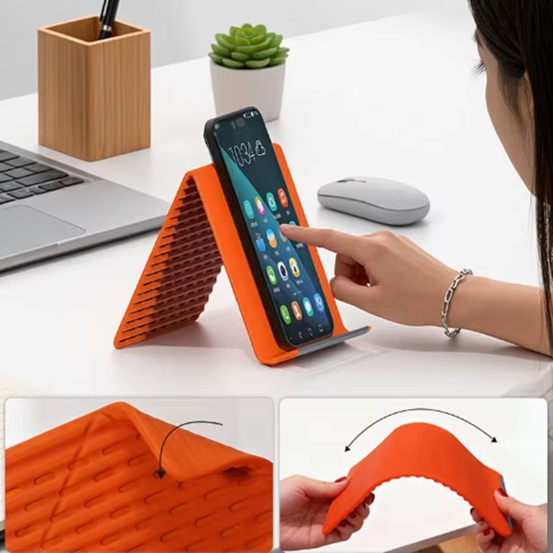 Desk Setup Home - Suporte de Telefone de Silicone Flexível