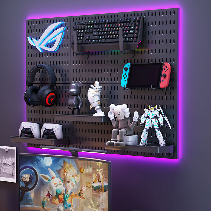 Desk Setup Diy - Organizador de parede com buraco, faça