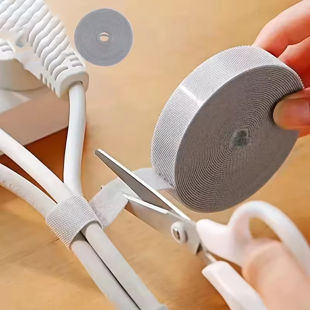 Desk Setup Cable Management - Organizador de Cabos 1 Peça: Fita