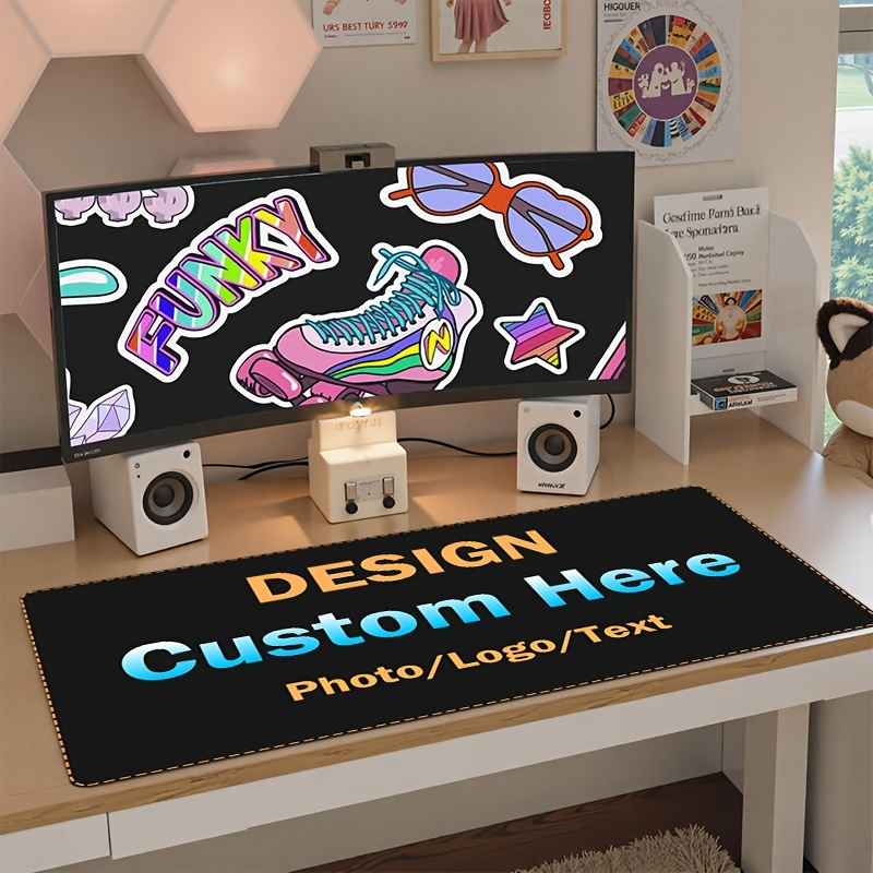 Desk Setup Diy - Tapete de Mesa para Jogos Personalizado