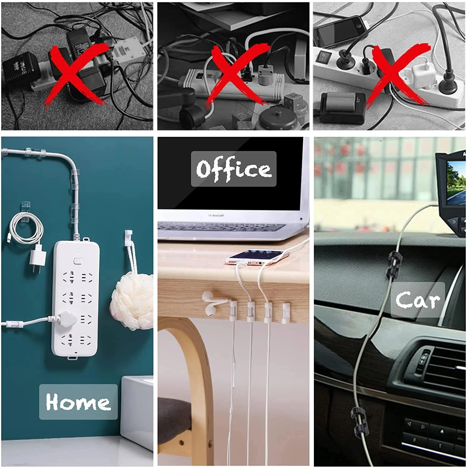 Organizador de Cabos Autoadesi - Desk Setup Cable Management avaliação e preço