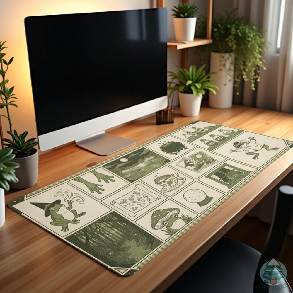 Tapete de Mesa Witchy Frog Apo - Desk Setup Green avaliação e preço