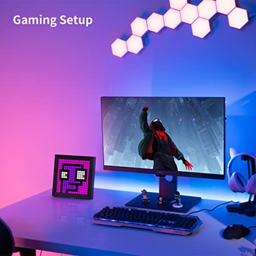 Painel de Exibição de Pixels L - Desk Setup Pc avaliação e preço