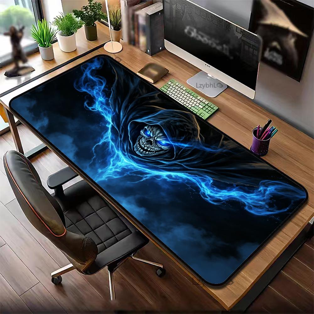 Mouse Pad Gamer Estendido com  - Desk Setup Blue avaliação e preço
