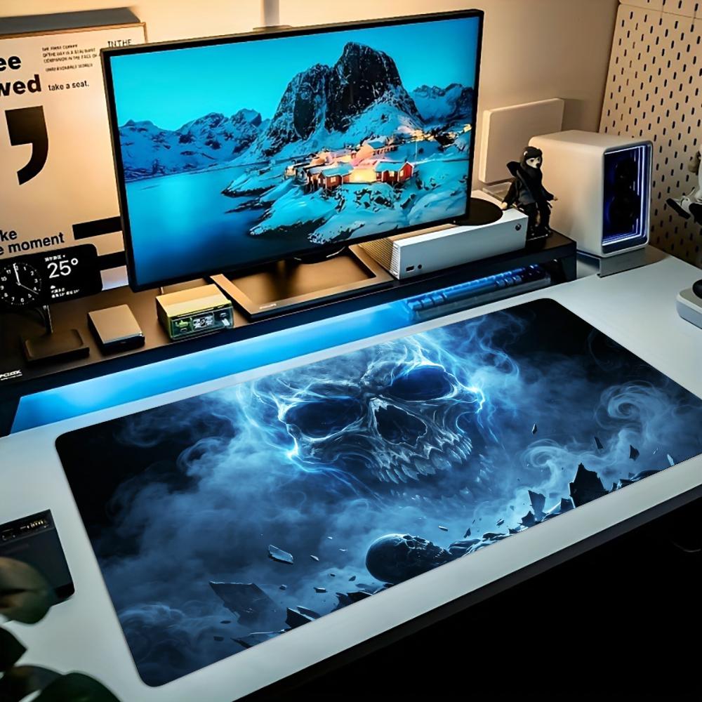 Mouse Pad Gamer Estendido com  - Desk Setup Blue avaliação e preço