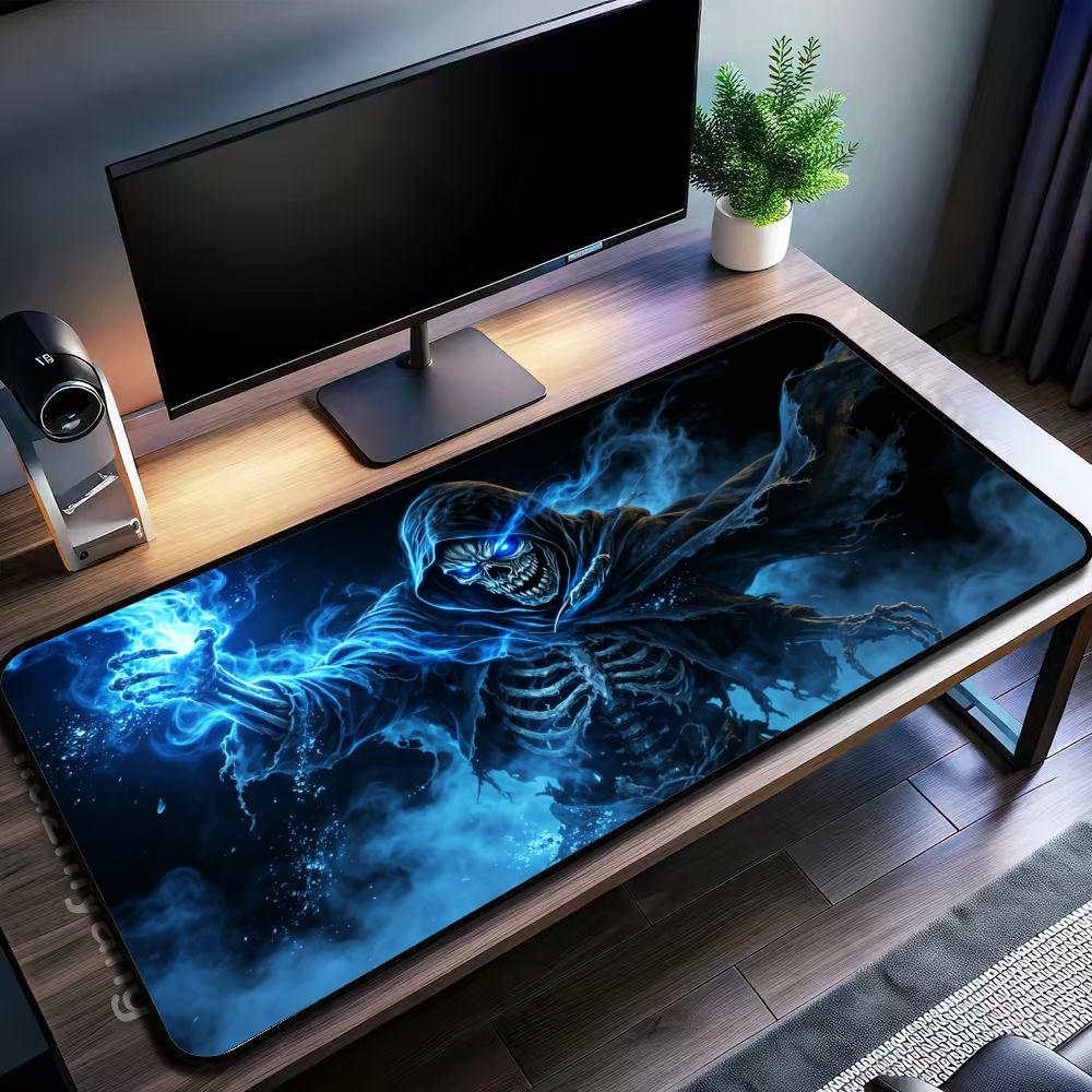 Mouse Pad Gamer Estendido com  - Desk Setup Blue avaliação e preço