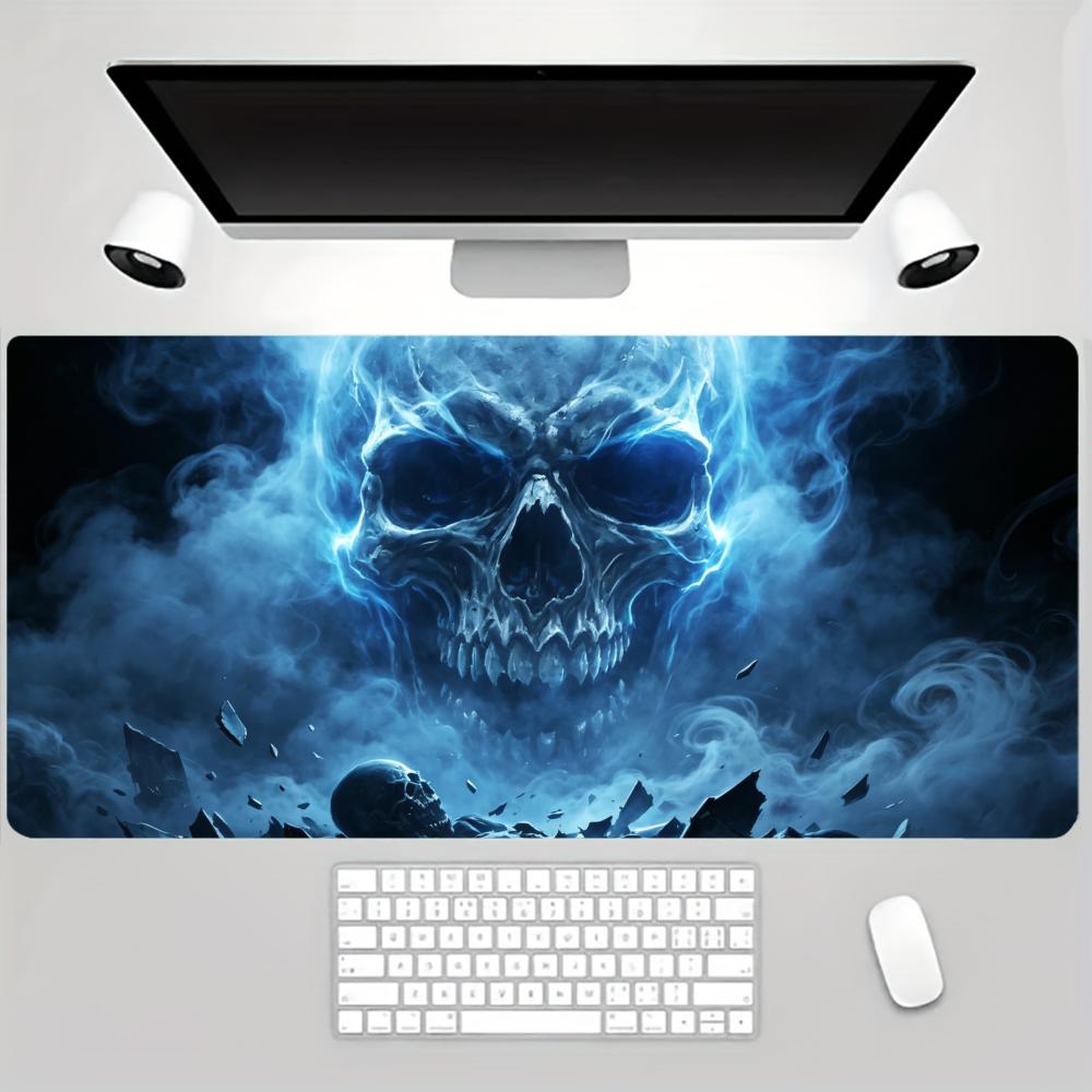 Mouse Pad Gamer Estendido com  - Desk Setup Blue avaliação e preço