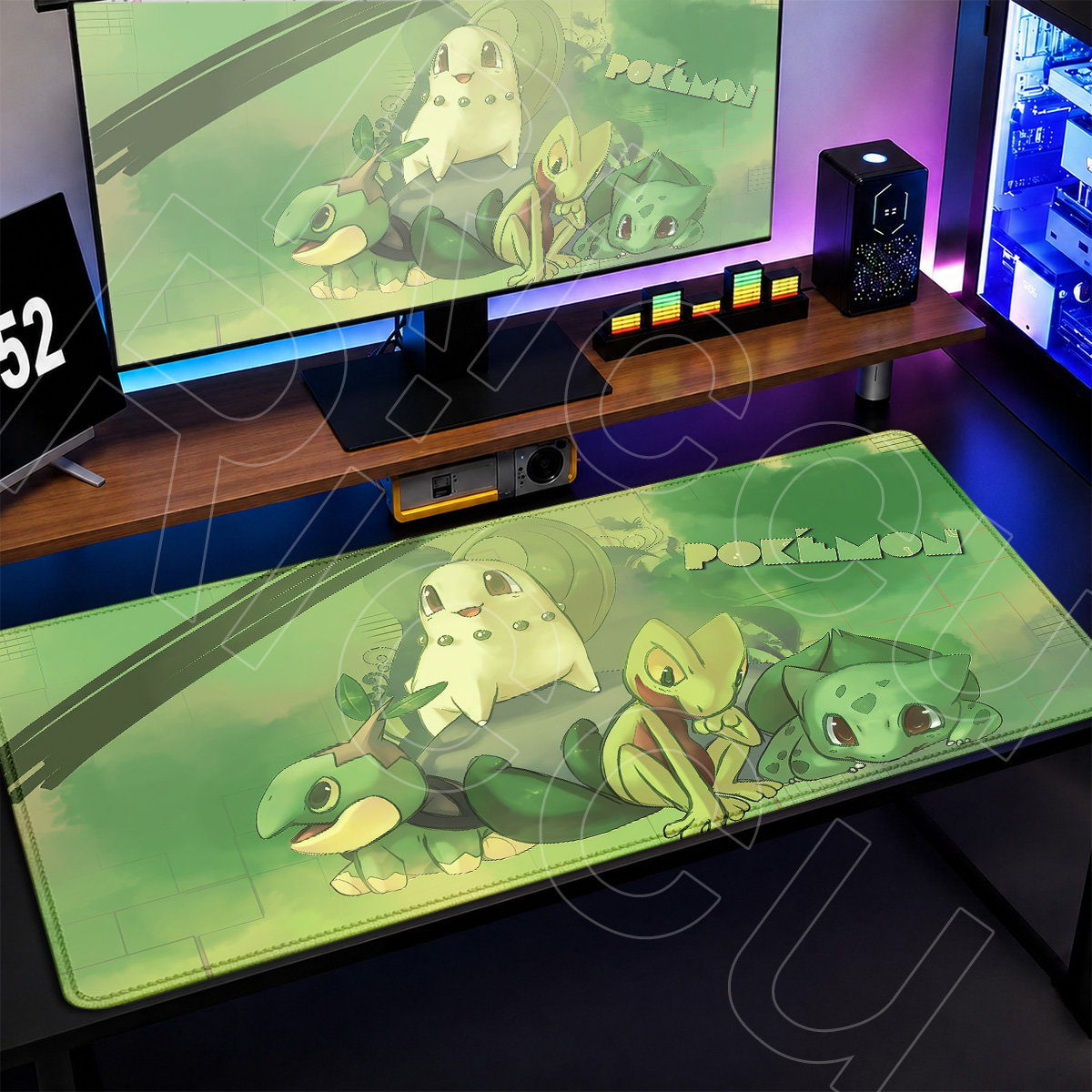 Tapete de Rato Gamer para Deco - Desk Setup Green avaliação e preço