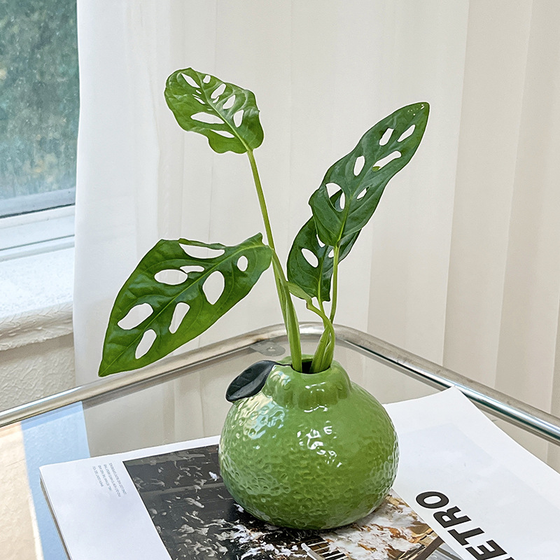 Vaso de Plástico Verde-Laranja - Desk Setup Green avaliação e preço