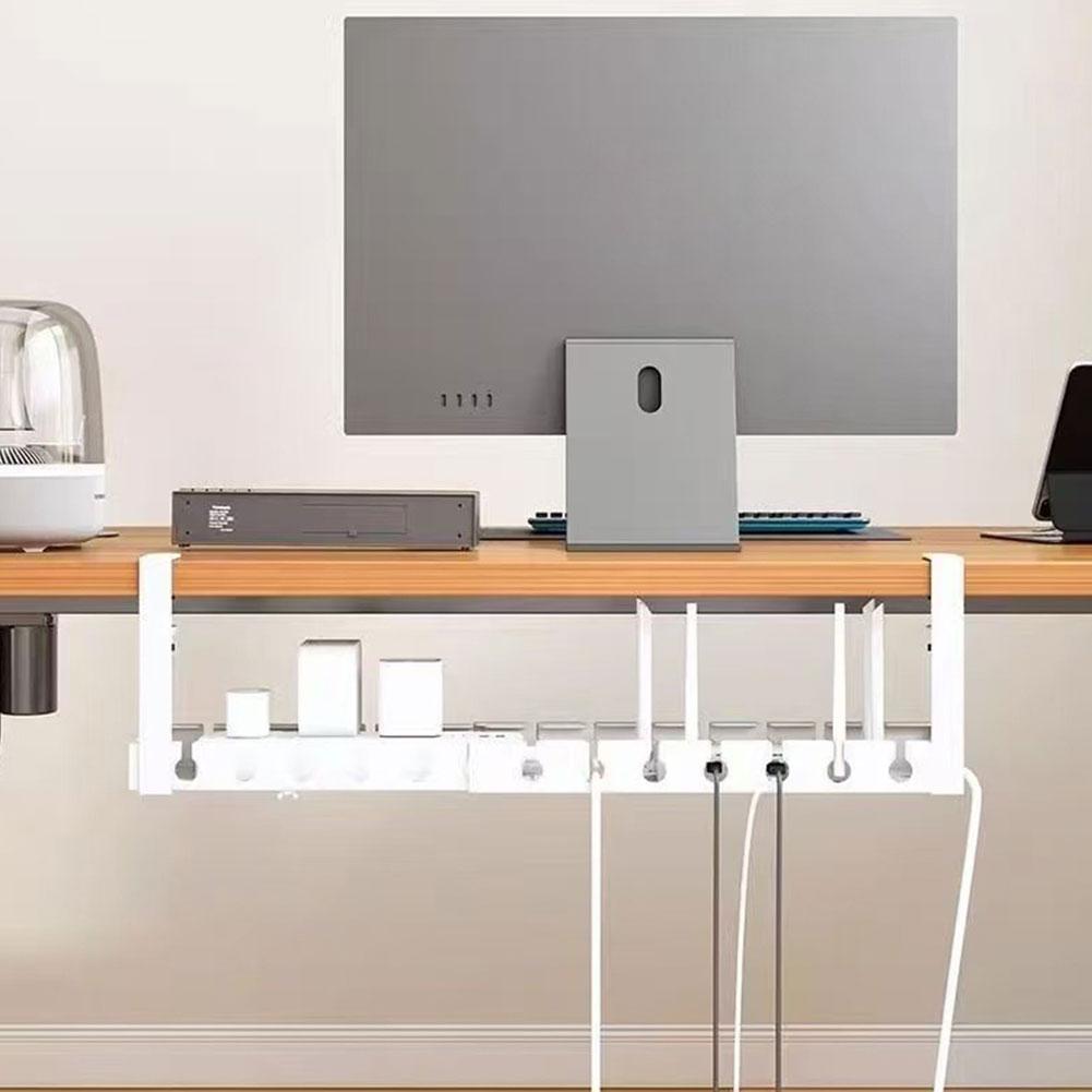 Sob a mesa rack de armazenamen - Desk Setup Organizer avaliação e preço