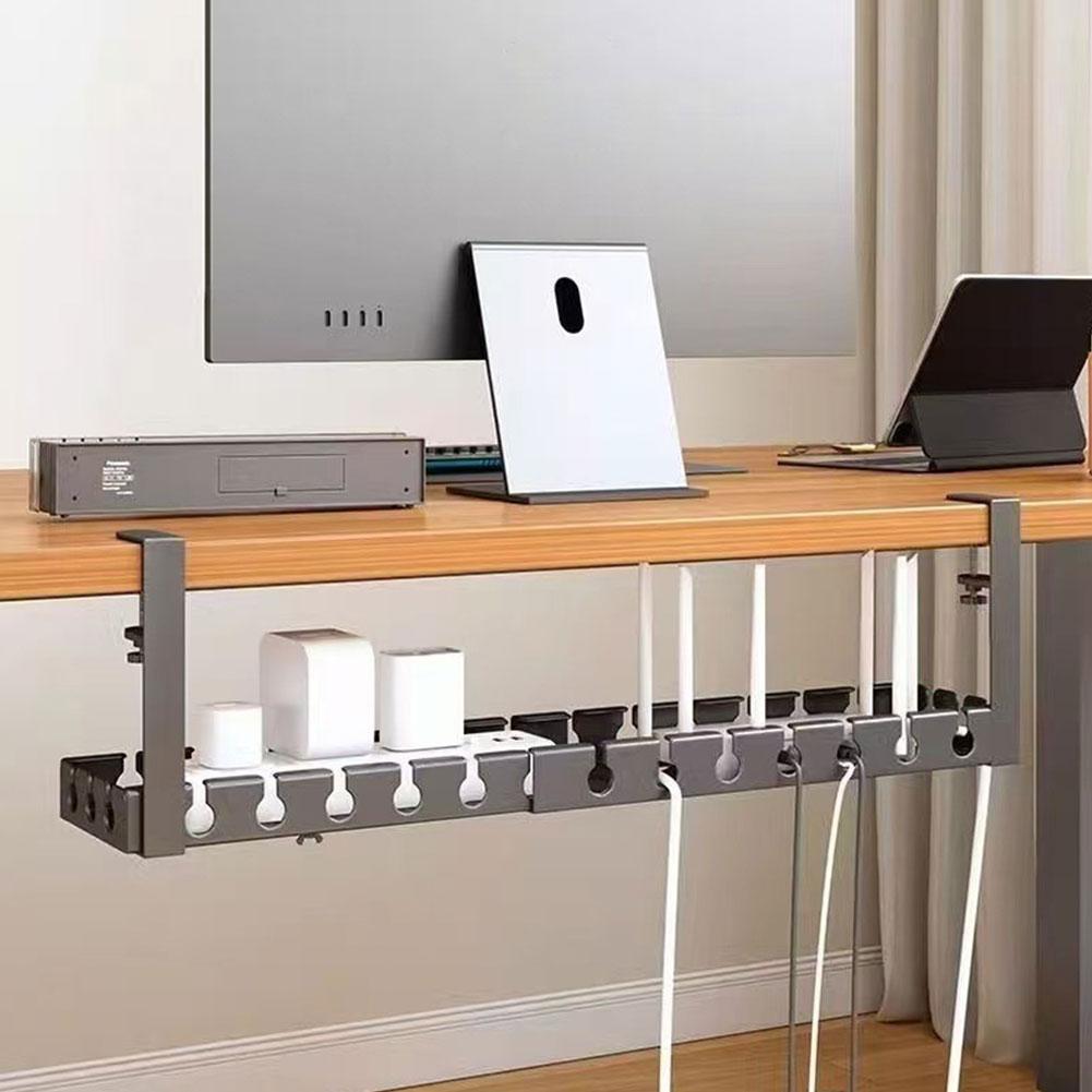 Sob a mesa rack de armazenamen - Desk Setup Organizer avaliação e preço
