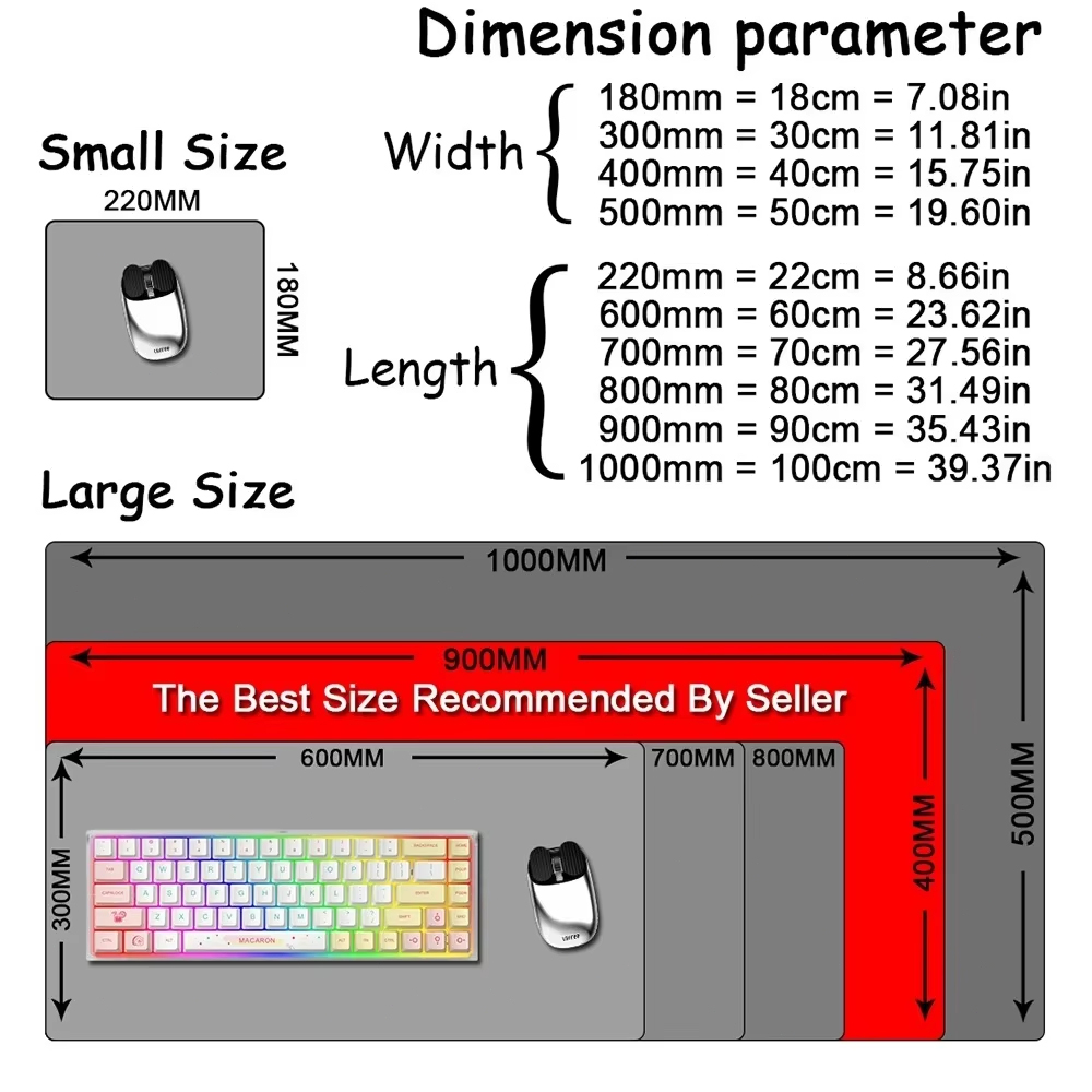 Mousepad de borracha com impre - Desk Setup Diy avaliação e preço
