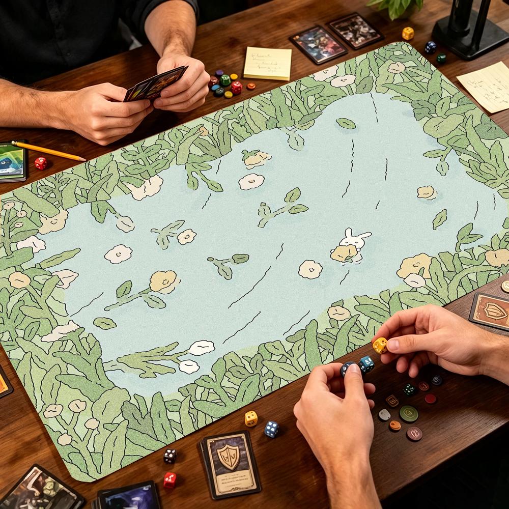 Tapete de Jogo TCG Grande com  - Desk Setup Green avaliação e preço