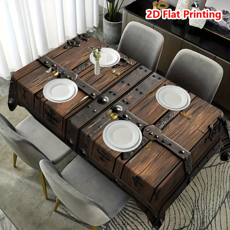Uma peça de toalha de mesa com - Desk Setup Retro avaliação e preço