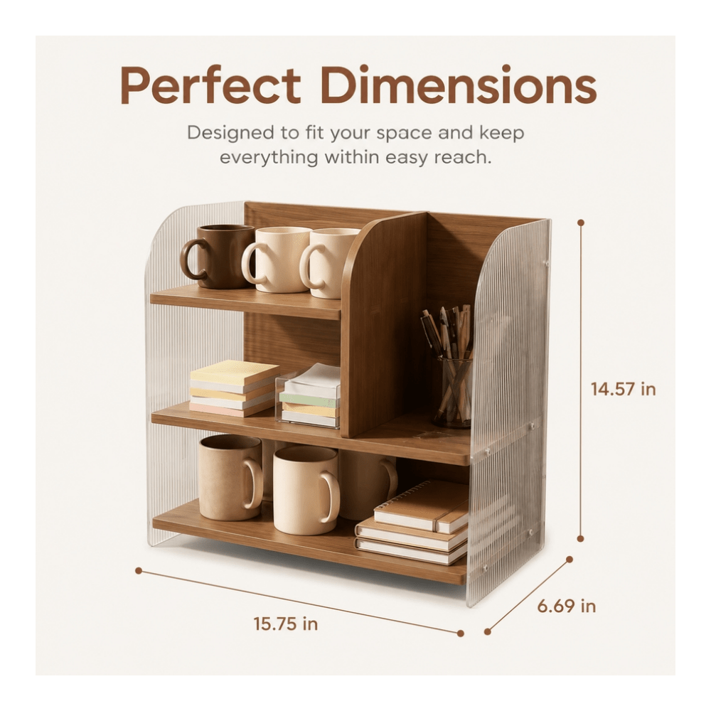 Caixa de Armazenamento para Ro - Desk Setup Organizer avaliação e preço